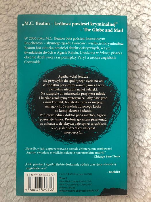 Agatha Raisin i wredny weterynarz - M. C. Beaton
