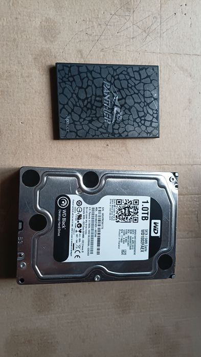 SSD Apacer 120GB + hdd 1tb