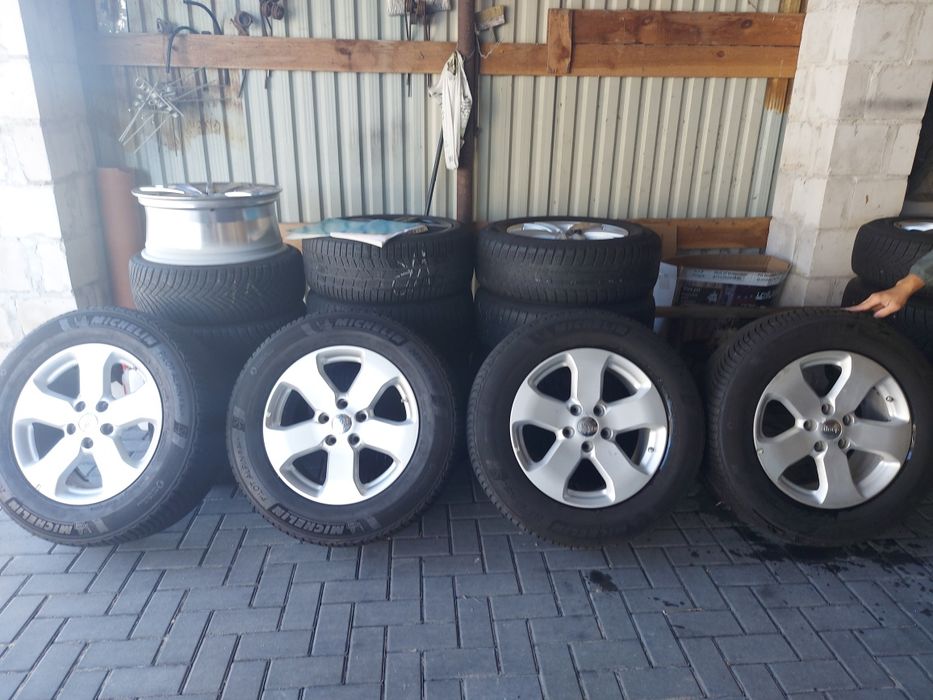 Grand Cherokee felgi + opony zimowe  265/60 R.18 Michelin Pilot Alpin