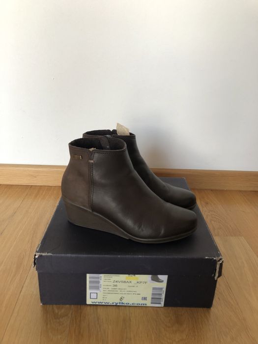 Botki na koturnie Ryłko czekoladowe jedyne! r. 36