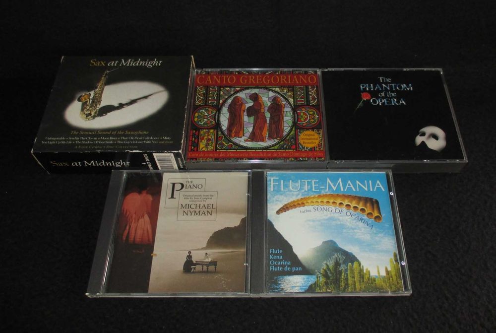 Conjunto de CD's Instrumental Musical Música Ambiente BSO
