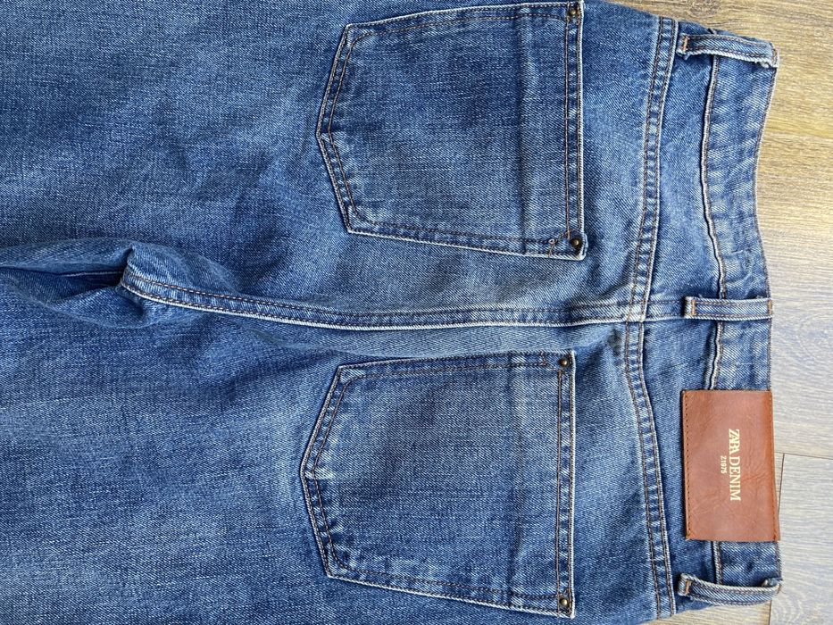 Spodnie zara wysoki stan wyszczuplające rozm. 36