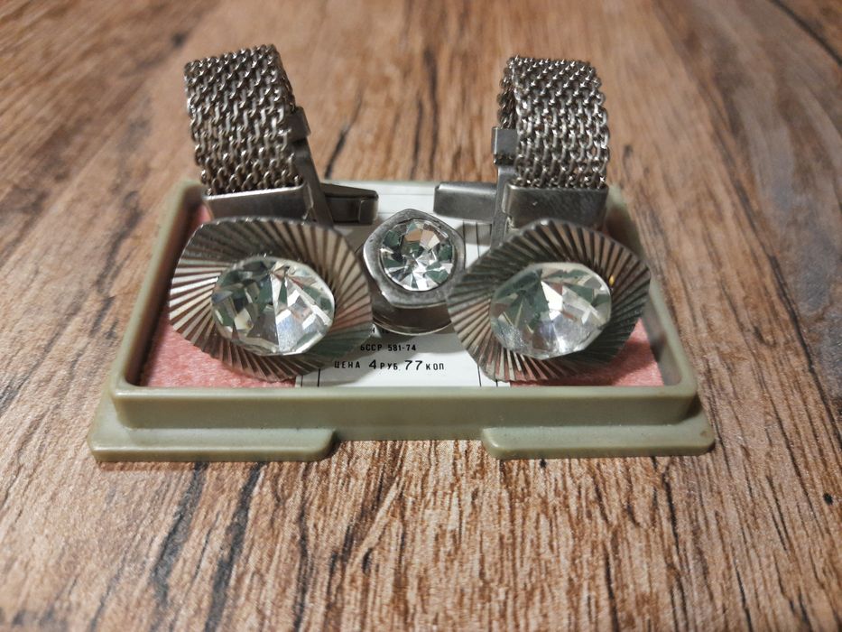 Запонки часів СРСР. Гранітур "Ефект"