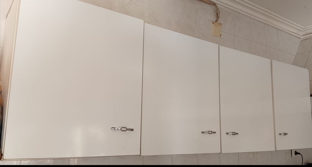 Armários superiores branco 195cm x 60cm