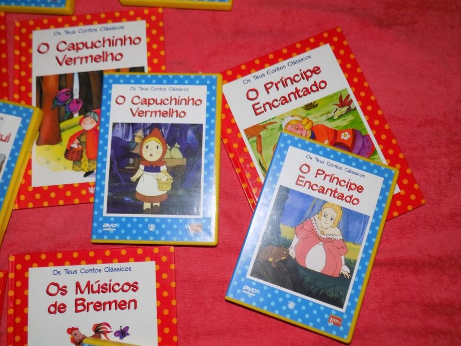 Coleção "Os teus contos clássicos"+ DVDs