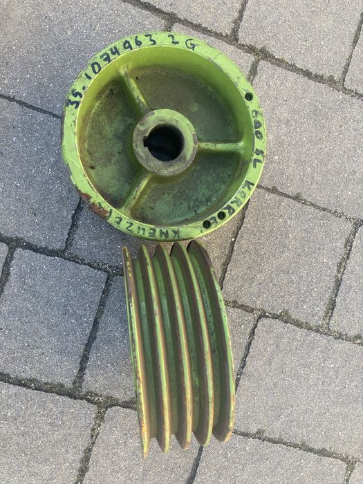 Kolo pasowe czop gniotownik gniotownika CLAAS JAGUAR 600