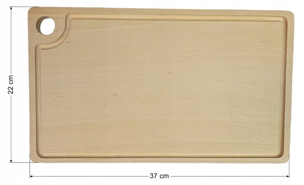 Zestaw 4 desek prostokątnych z rowkiem + drewniany stojak