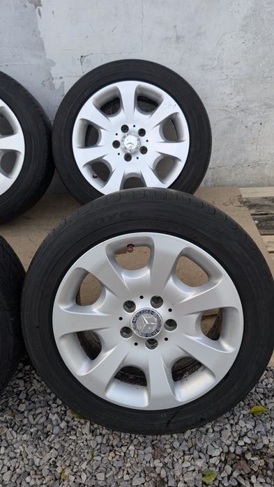 4x Koła Mercedes 5x112 R16 ET31 otwór 66.6 Mercedesa W203 C klasa