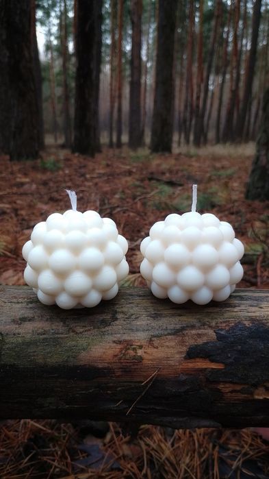 Свічки з оливкового воску ручної роботи