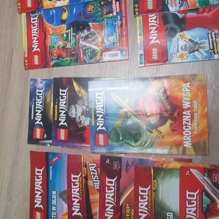 Lego ninjago gazetki ponad 40 sztuk