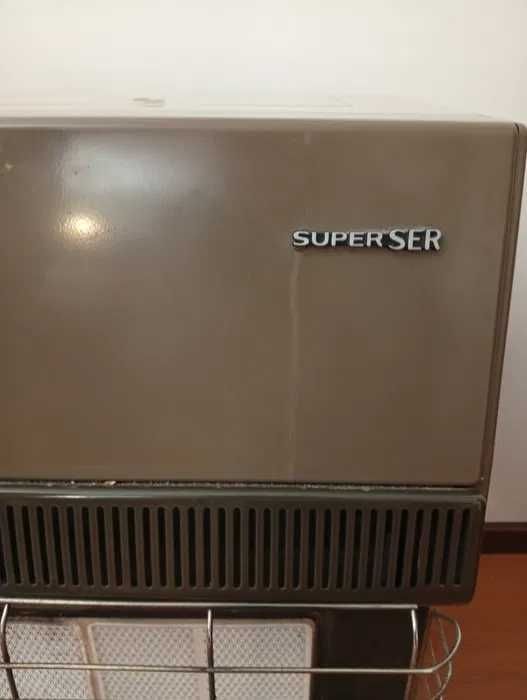 Aquecedor a gás com cerâmicas impecáveis