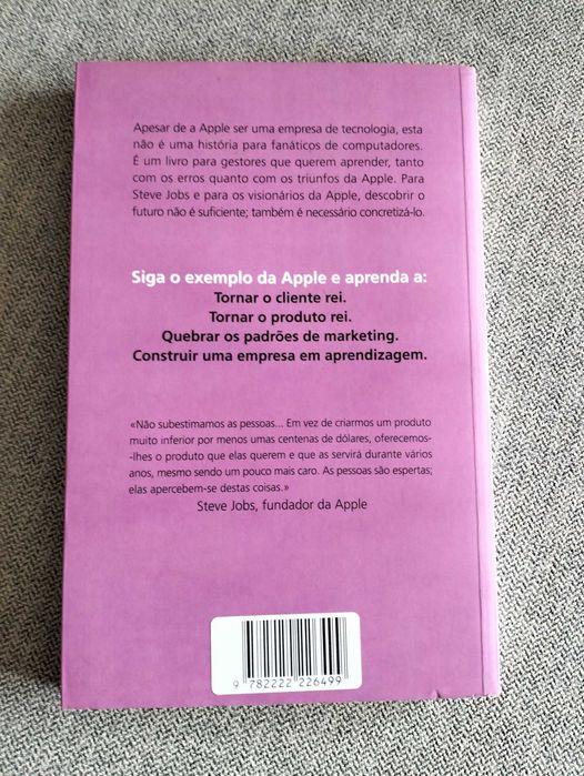 Livro "A gestão segundo a Apple" de Jeffrey L. Cruikshank