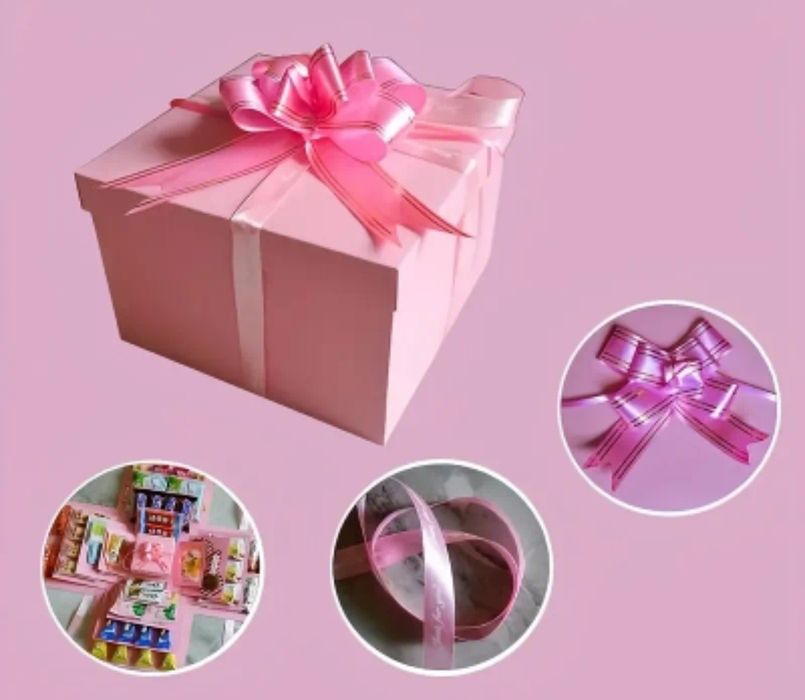 синя Скриня для солодощів сюрприз подарунок закоханих