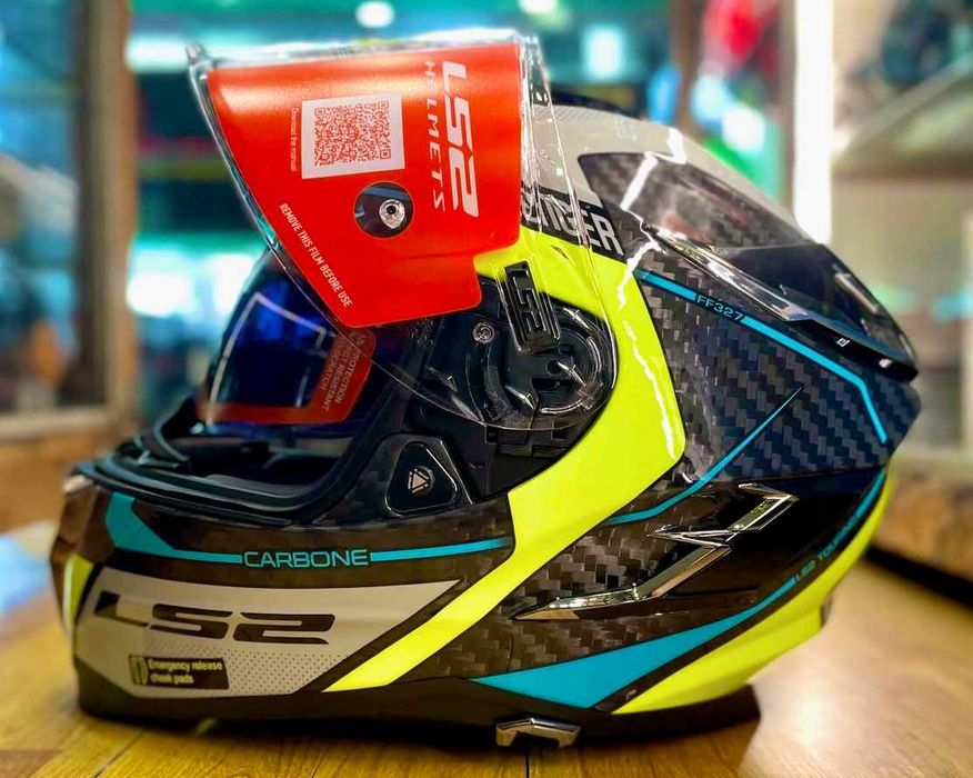 Capacete NOVO Carbono Total LS2 Challenger (50% DESCONTO) Tamanho XXS