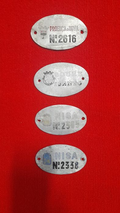 Chapas de Carroças Antigas em Alumínio