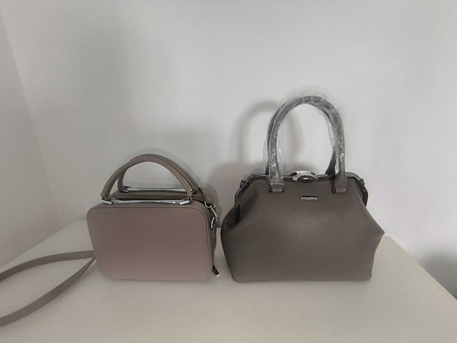 Сумка Карлос Марконі кросбоді сумочка каркасна колір тауп