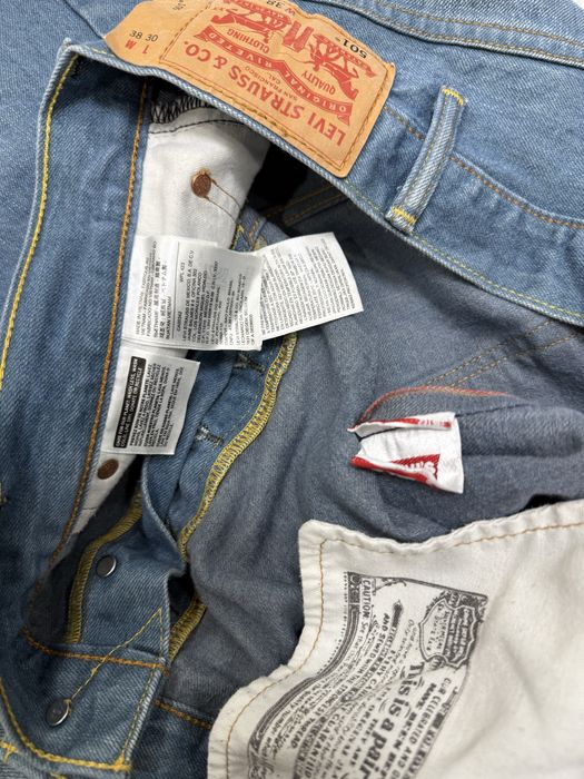Levis 501 38х30 джинси левіс блакитні голубі базові класичні джинсы levi's 501 левайс голубые xxl