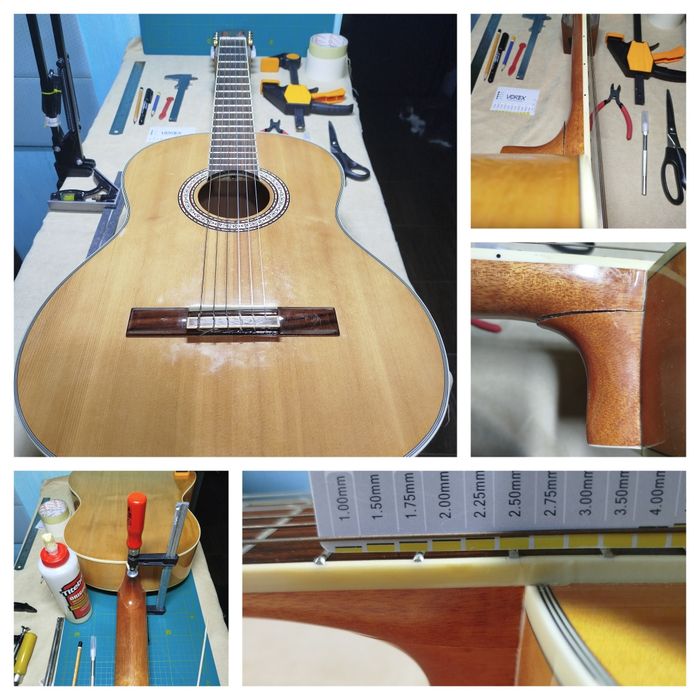 Ремонт гитар, отстройка, Гитарный Мастер