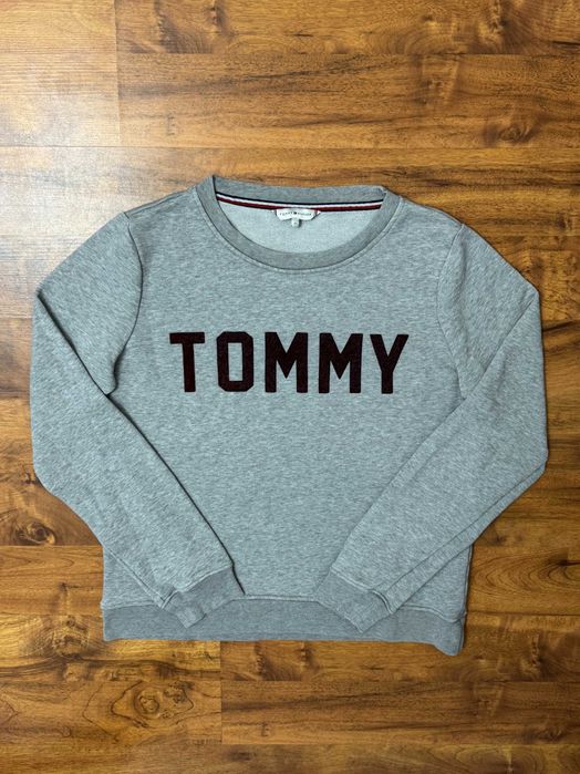 Bluza bawełniana szara blouse Tommy Hilfiger rozmiar M 38