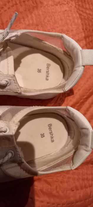 Sapatilhas de verão, brancas e transparentes - 35 - Bershka