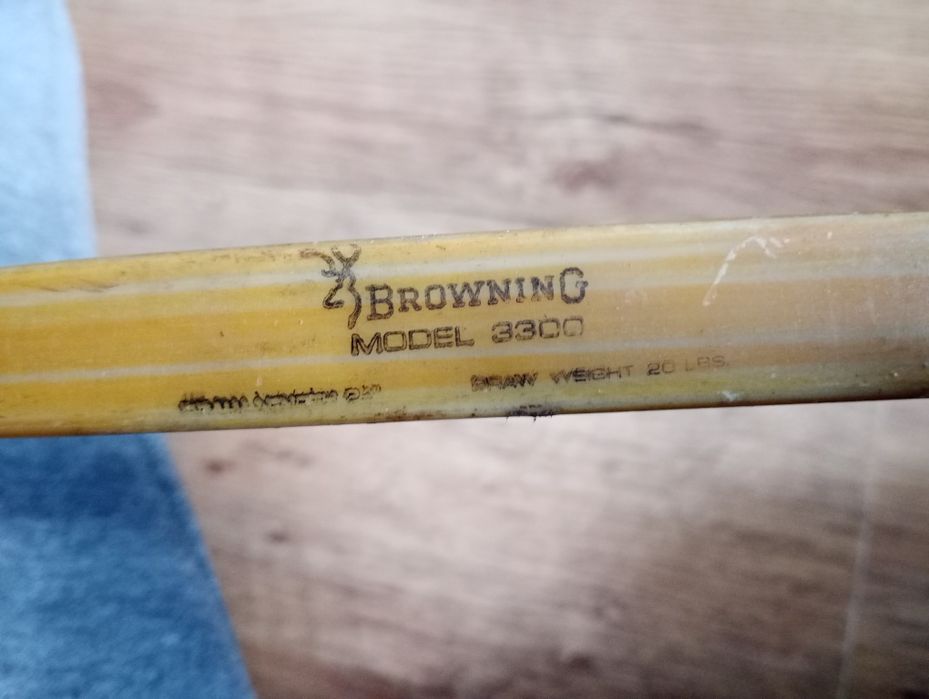 Łuk klasyczny vintage BROWNING archery mode 3300 l