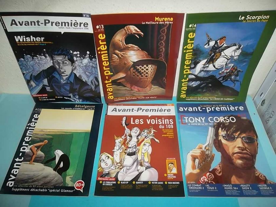 AVANT-PREMIÈRE - Revista de BD - 17 exemplares