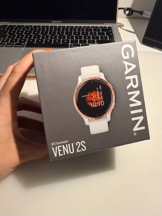 Garmin Venu 2S (Rose Gold / White)