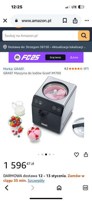 Graef maszyna do lodow MI700