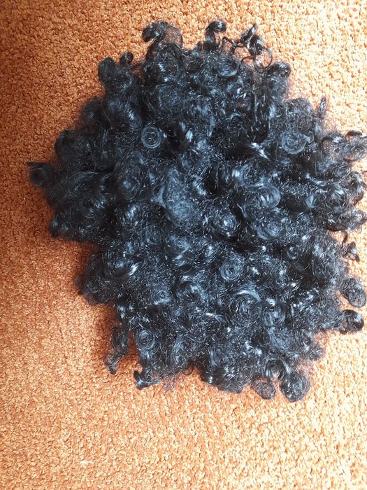 Peruca cabelo encaracolado carnaval