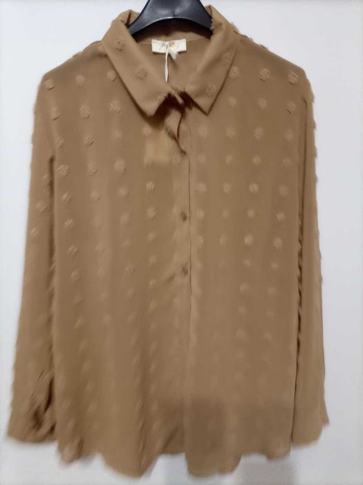 elegancka szyfonowa koszula 42