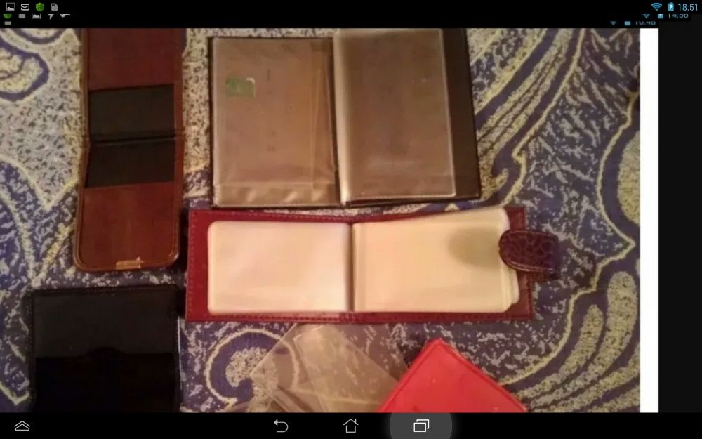 Визитницы, блокноты, ежедневники.