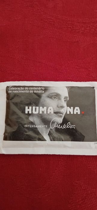 Pacote de açúcar Centenário Nascimento Amália