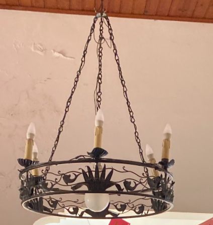 Candeeiro em ferro