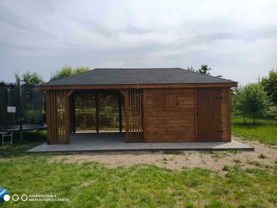 Domek narzędziowy z Altanką 2w1 - Różne rozmiary