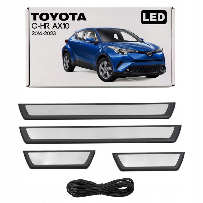 toyota c-hr 2016-2023 listwy progowe led