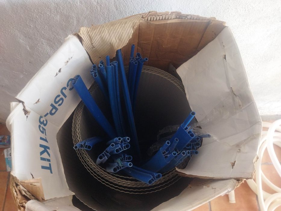 Piscina gre pool pro kit. 3.50m de largura 90cm altura. Estrutura inox