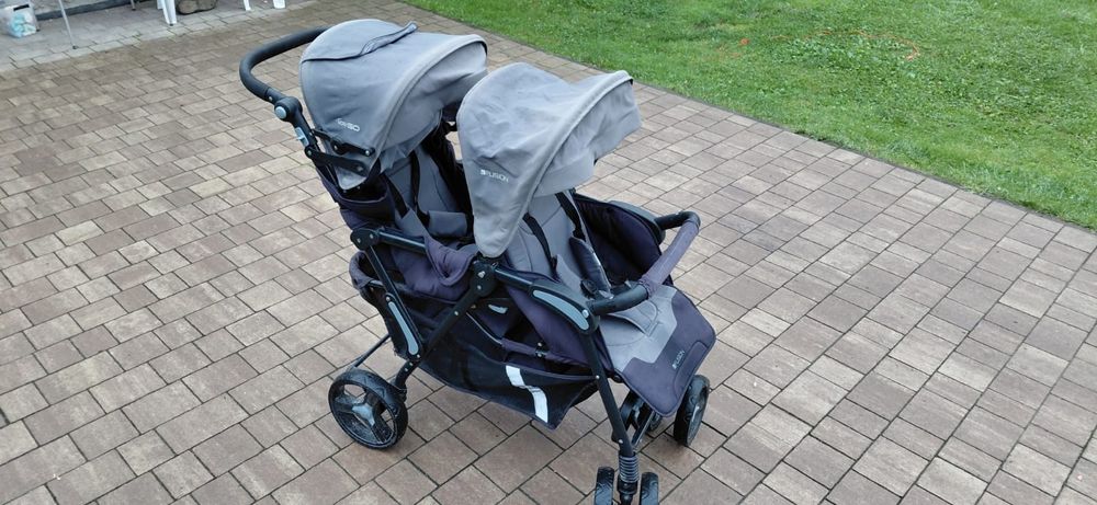 Wózek dziecięcy bliźniaczy fusion