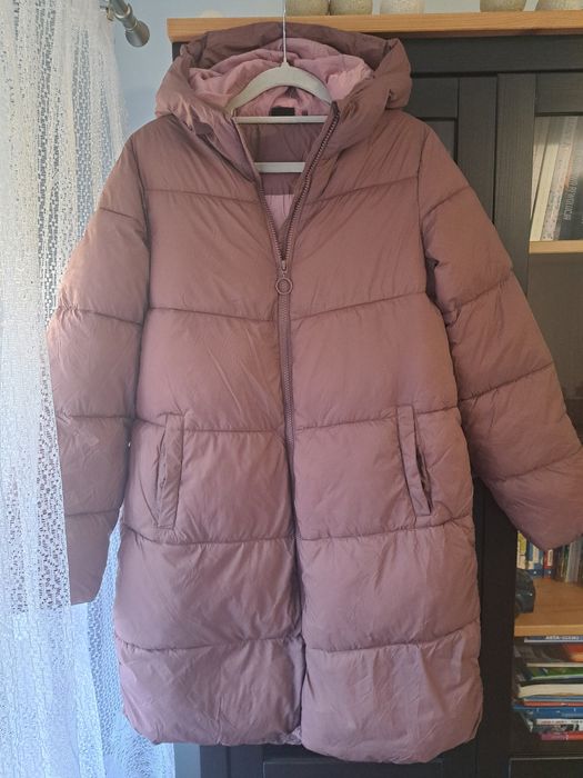 Płaszcz kurtka zimowa 4f dziewczęca 158