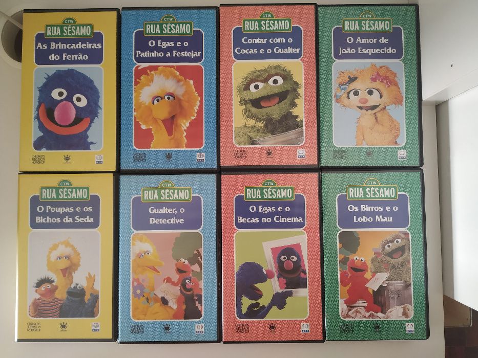 VHS da Rua Sésamo & da II Guerra Mundial