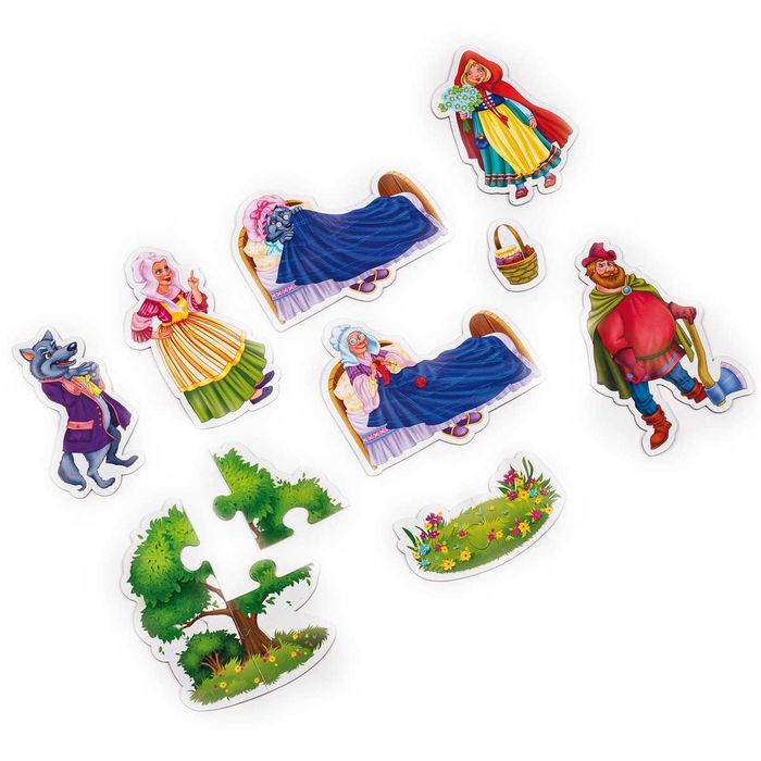 Магнітний театр Vladi Toys Попелюшка, Червона шапочка, Пряниковий будиночок 3-6 років