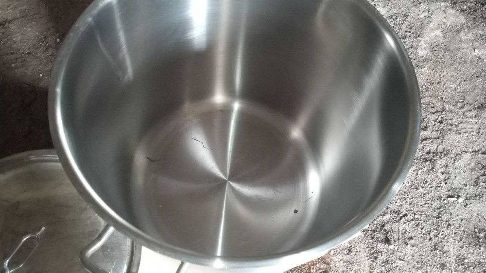 Novo panela de aço inoxidável 100L