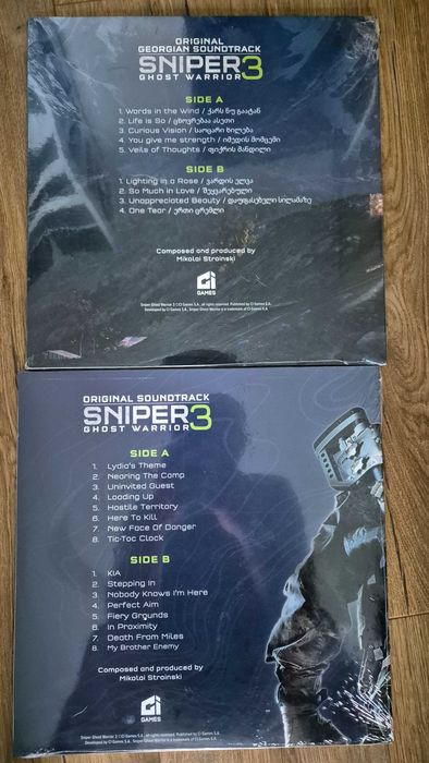 Sniper Ghost Warrior 3 Mikolaj Stroińsi -  KOLEKCJA 2xpłyta winylowa +