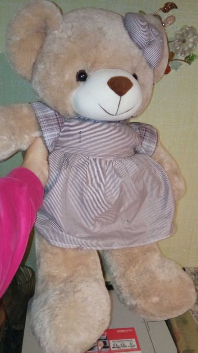 Мишка 70см мягкая игрушка/игрушка львёнок/животные/машинка конструктор