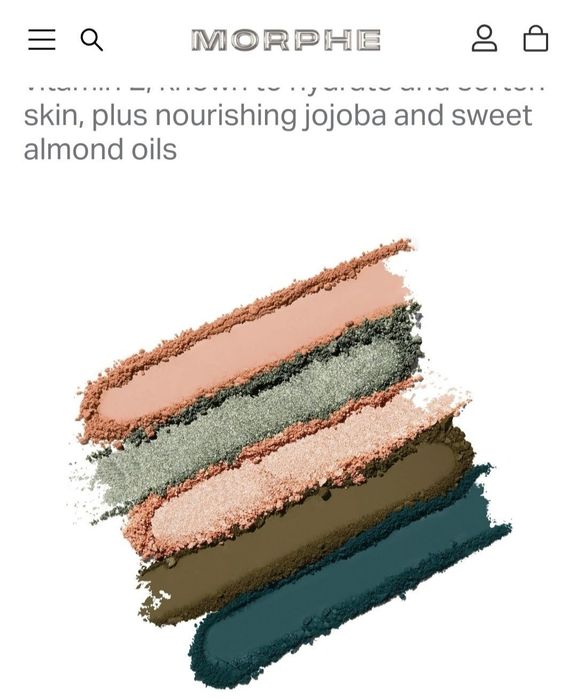 ТЕНИ Morphe 2 Mini Eyeshadow Palette палетка тіней тени для век