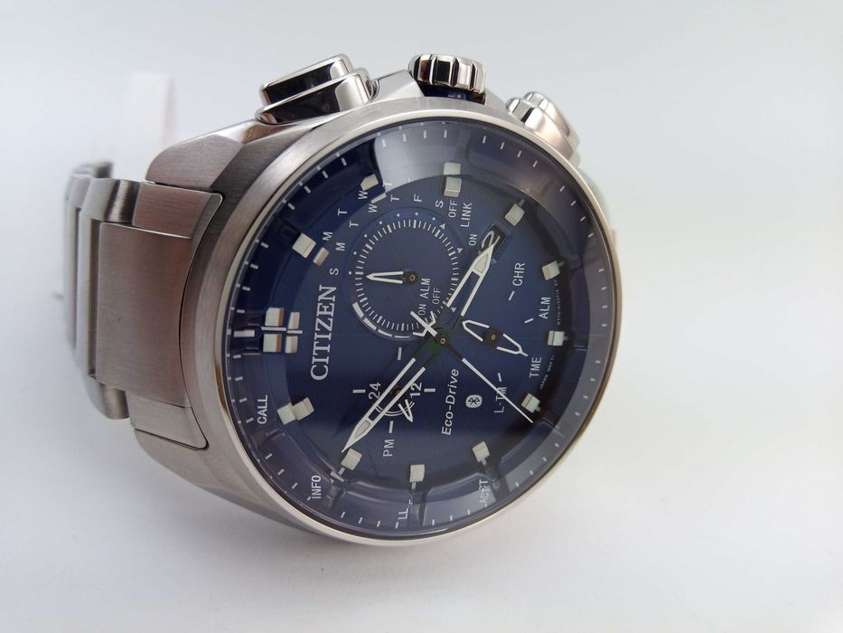 Японские умные часы Citizen Eco-Drive BZ1021-54L, сапфир с