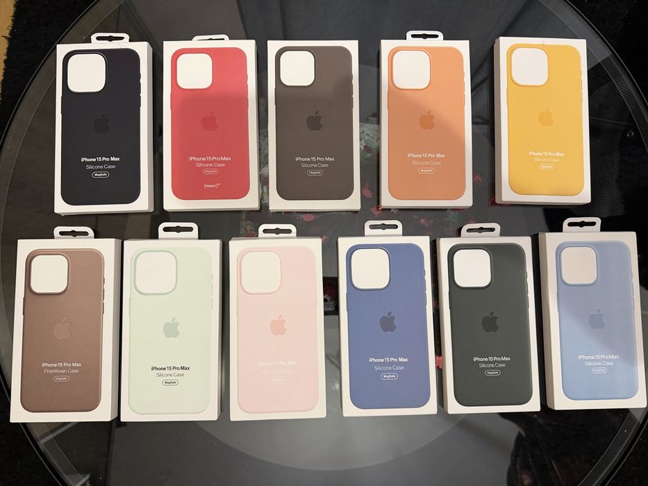 Pack de Capas Apple Iphone 15 Pro Max (como novas)