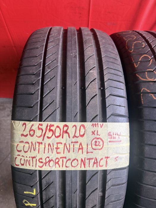 Pneus 265/50R20 Continental como novos