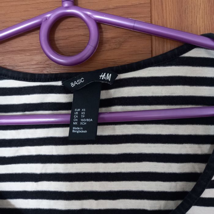 Sukienka paski mini lato h&m stan bardzo dobry S obcisła dopasowana