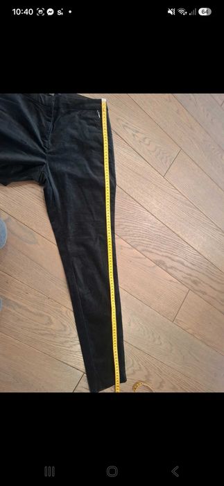 Welurowe spodnie esprit 40