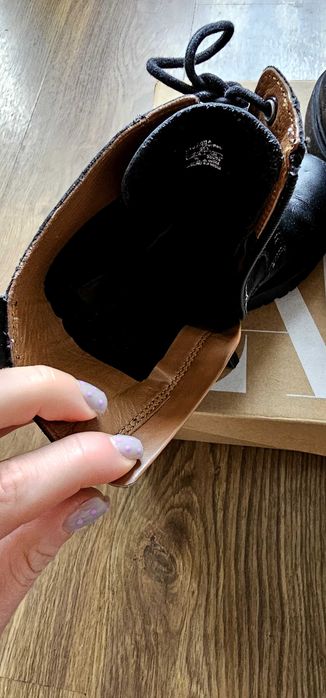 Шкіряні чоботи Zara 36 розмір, 23.3 см